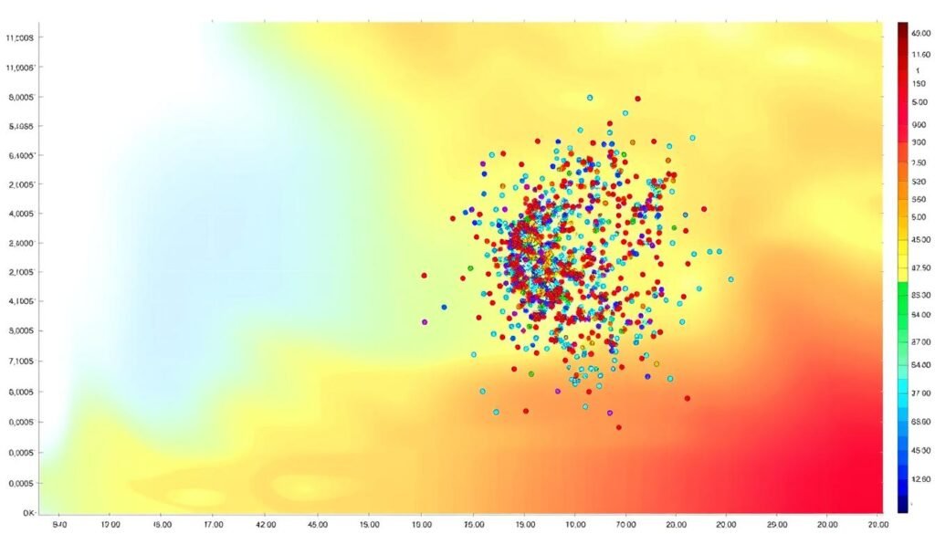 heat maps and scatter plots